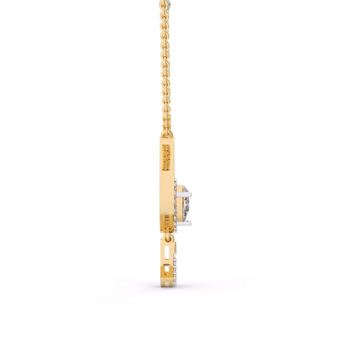 Elegant and luxurious Rose gold Diamond Necklace